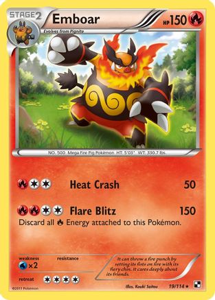Emboar (19/114) [Black & White: Base Set]-1