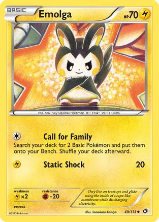 Emolga (49/113) [Black & White: Legendary Treasures]-1
