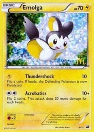 Emolga (6/12) [McDonald's Promos: 2012 Collection]-1