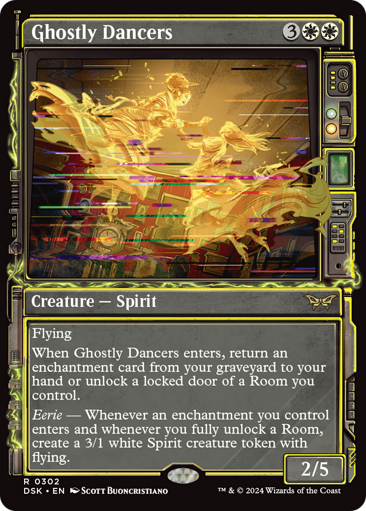 Ghostly Dancers (Showcase) [Duskmourn: House of Horror]-1