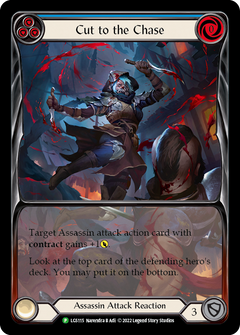 Cut to the Chase (Blue) [LGS115] (Promo)  Rainbow Foil-1
