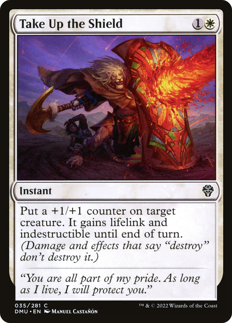 Take Up the Shield [Dominaria United]-1