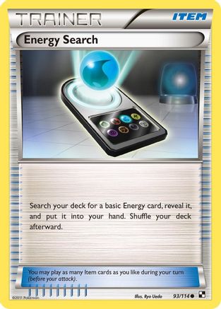 Energy Search (93/114) [Black & White: Base Set]-1