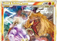 Entei & Raikou LEGEND (90/95) [HeartGold & SoulSilver: Unleashed]-1