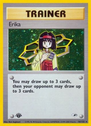 Erika (16/132) [Gym Heroes 1st Edition]-1