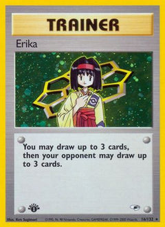 Erika (16) 016  - Unlimited Holofoil Gym Heroes - Holo Rare-1