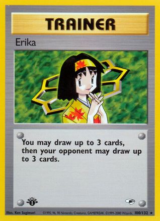 Erika (100/132) [Gym Heroes Unlimited]-1