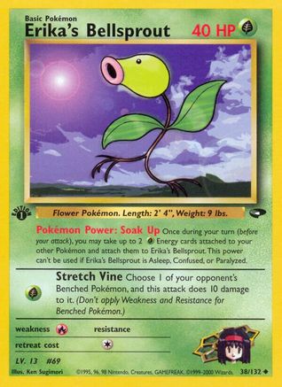 Erika's Bellsprout (38/132) [Gym Challenge 1st Edition]-1