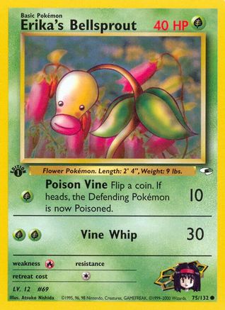 Erika's Bellsprout (75/132) [Gym Heroes 1st Edition]-1