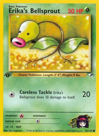 Erika's Bellsprout (76/132) [Gym Heroes 1st Edition]-1