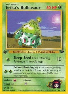 Erika's Bulbasaur (39/132) [Gym Challenge 1st Edition]-1