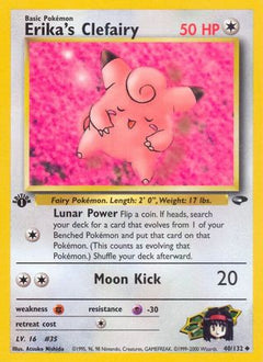 Erika's Clefairy (40/132) [Gym Challenge Unlimited]-1