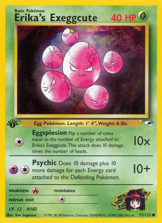 Erika's Exeggcute (77/132) [Gym Heroes 1st Edition]-1