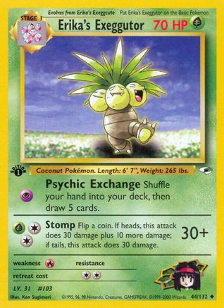 Erika's Exeggutor (44/132) [Gym Heroes 1st Edition]-1