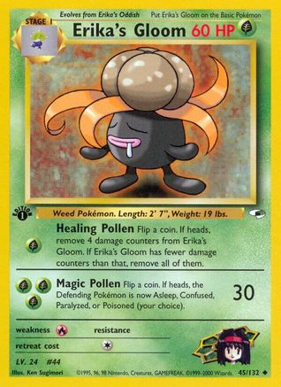 Erika's Gloom (45/132) [Gym Heroes 1st Edition]-1