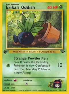 Erika's Oddish (70/132) [Gym Challenge 1st Edition]-1