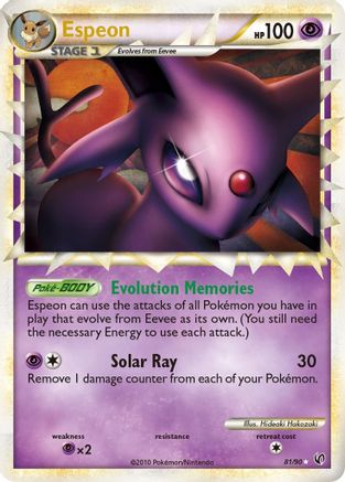 Espeon (81/90) [HeartGold & SoulSilver: Undaunted]-1