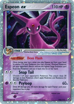 Espeon ex (102/115) [EX: Unseen Forces]-1