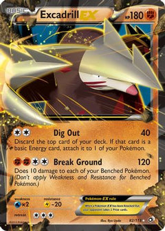 Excadrill EX (82/113) [Black & White: Legendary Treasures]-1