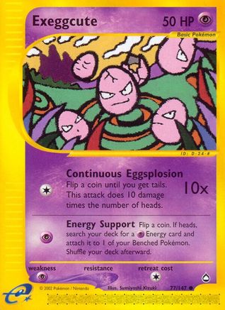 Exeggcute (77/147) [Aquapolis]-1