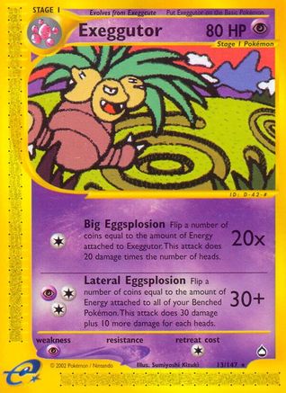 Exeggutor (13/147) [Aquapolis]-1