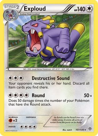 Exploud (107/135) [Black & White: Plasma Storm]-1
