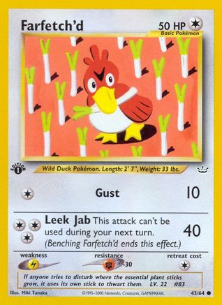 Farfetch'd (43/64) [Neo Revelation 1st Edition]-1