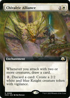 Chivalric Alliance (Extended Art) [March of the Machine Commander]-1
