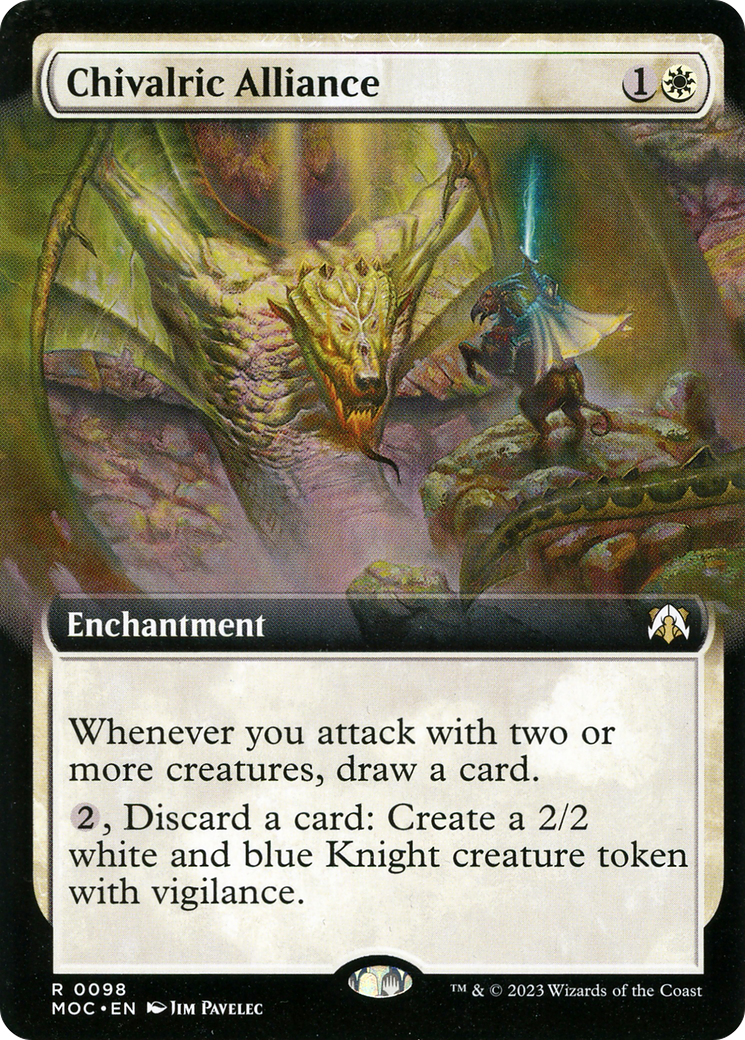 Chivalric Alliance (Extended Art) [March of the Machine Commander]-1