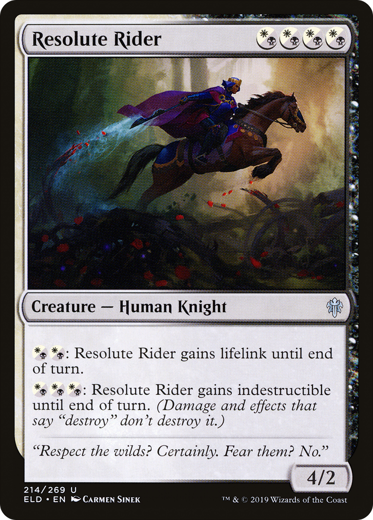 Resolute Rider [Throne of Eldraine]-1