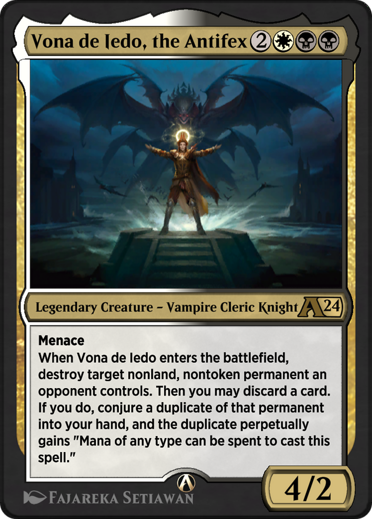 Vona de Iedo, the Antifex (YOTJ-028) - Alchemy: Outlaws of Thunder Junction-1