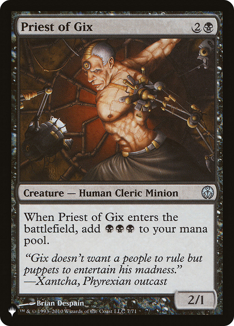 Priest of Gix [The List]-1