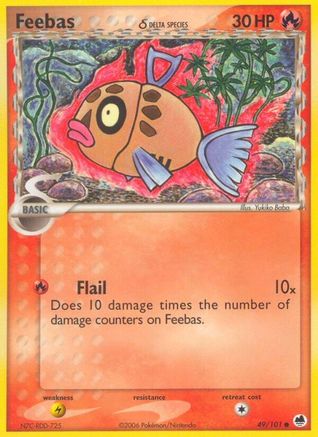 Feebas (49/101) (Delta Species) [EX: Dragon Frontiers]-1