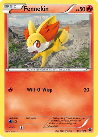 Fennekin (24/146) [XY: Base Set]-1