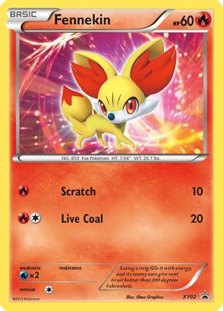 Fennekin (XY02) [XY: Black Star Promos]-1