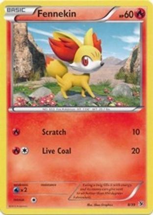 Fennekin (8/39) [XY: Kalos Starter Set]-1