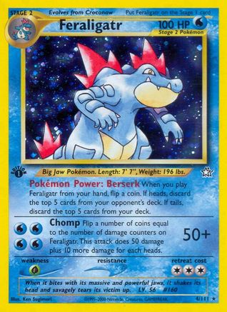 Feraligatr (4/111) [Neo Genesis Unlimited]-1
