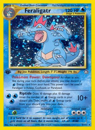 Feraligatr (5/111) [Neo Genesis Unlimited]-1