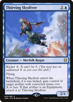 Thieving Skydiver (Promo Pack) [Zendikar Rising Promos]-1