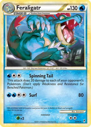 Feraligatr (25/95) [HeartGold & SoulSilver: Call of Legends]-1