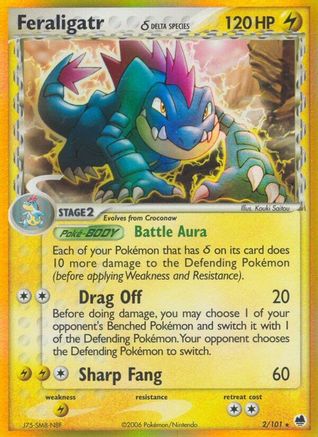 Feraligatr (2/101) (Delta Species) [EX: Dragon Frontiers]-1