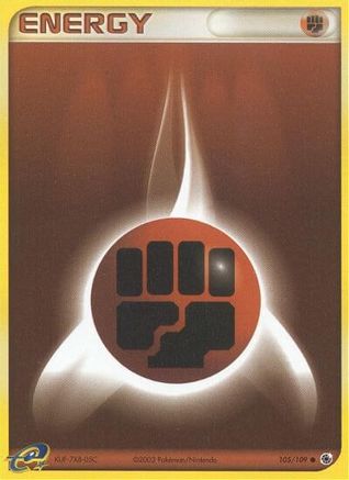 Fighting Energy (105/109) [EX: Ruby & Sapphire]-1