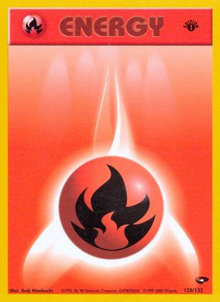Fire Energy (128/132) [Gym Challenge 1st Edition]-1
