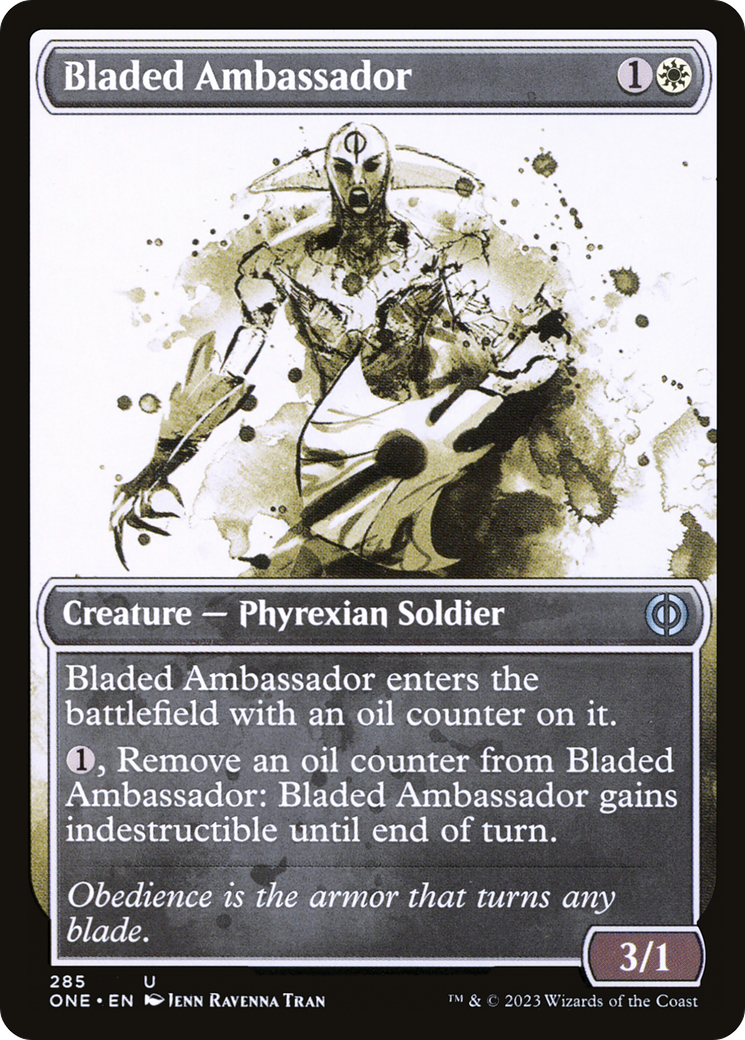 Bladed Ambassador (Showcase Ichor) [Phyrexia: All Will Be One]-1