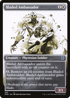 Bladed Ambassador (Showcase Ichor) [Phyrexia: All Will Be One]-1