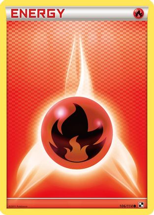 Fire Energy (106/114) [Black & White: Base Set]-1