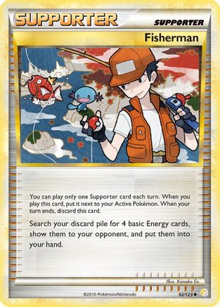Fisherman (92/123) [HeartGold & SoulSilver: Base Set]-1
