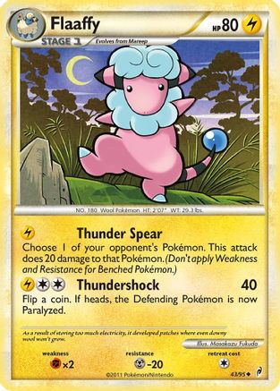 Flaaffy (43/95) [HeartGold & SoulSilver: Call of Legends]-1