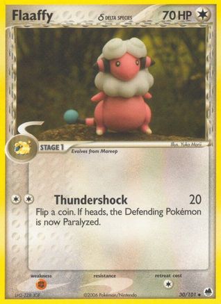 Flaaffy (30/101) (Delta Species) (Stamped) [EX: Dragon Frontiers]-1