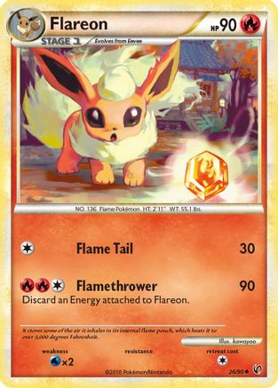 Flareon (26/90) [HeartGold & SoulSilver: Undaunted]-1